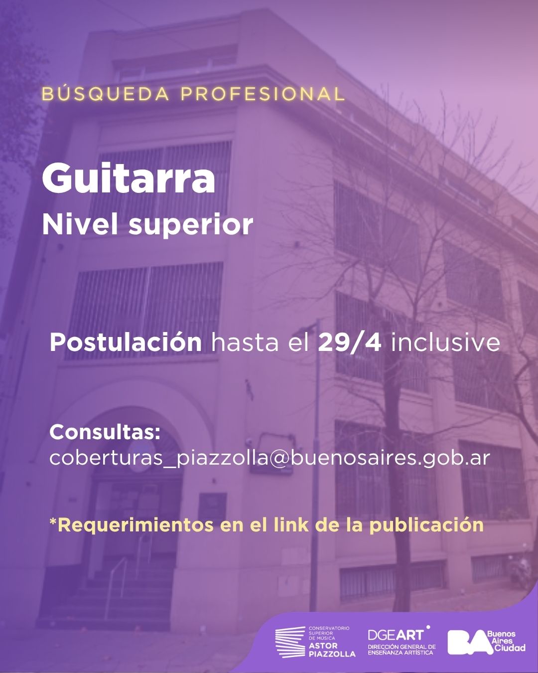 Guitarra (Nivel Superior)