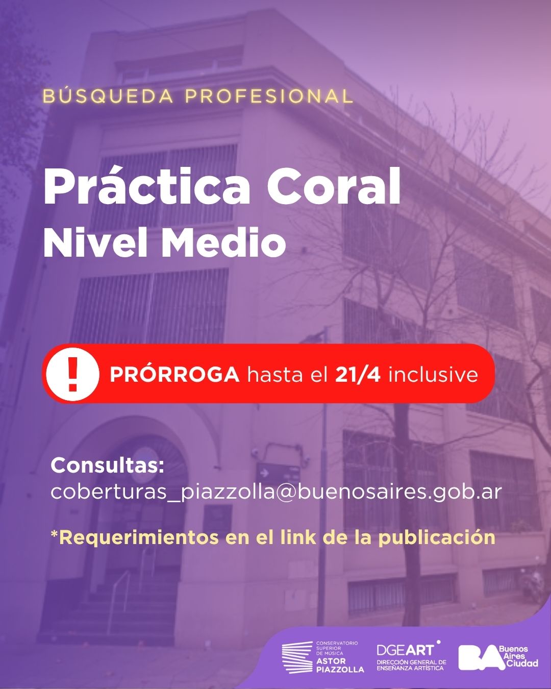 Práctica coral